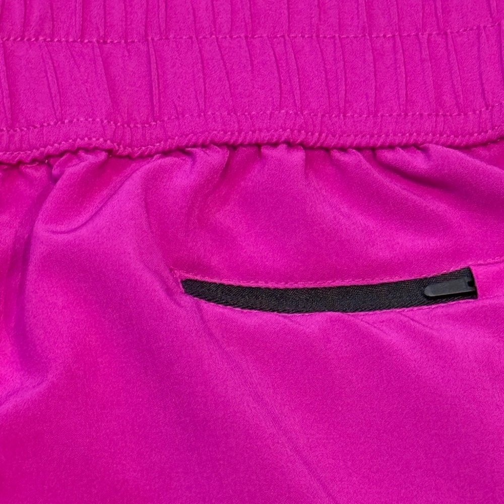 Hurley Women's Fuchsia Athletic Shorts - Picture 7 of 9